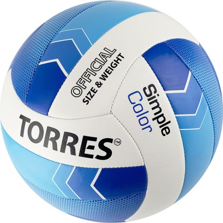 Купить Мяч волейбольный Torres Simple Color любительский р.5 в Мичуринске 